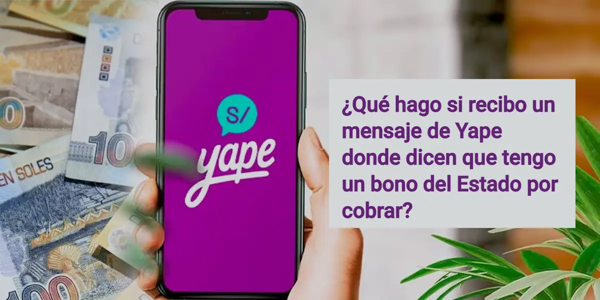 Billetera digital yape outlet para cobrar bono