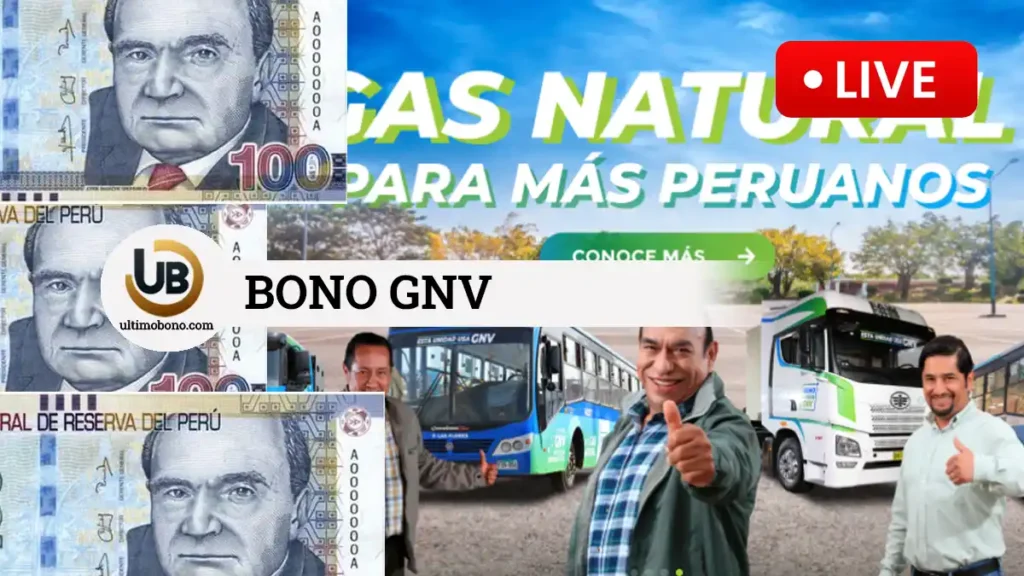 Bono camisea GNV 2024, requisitos