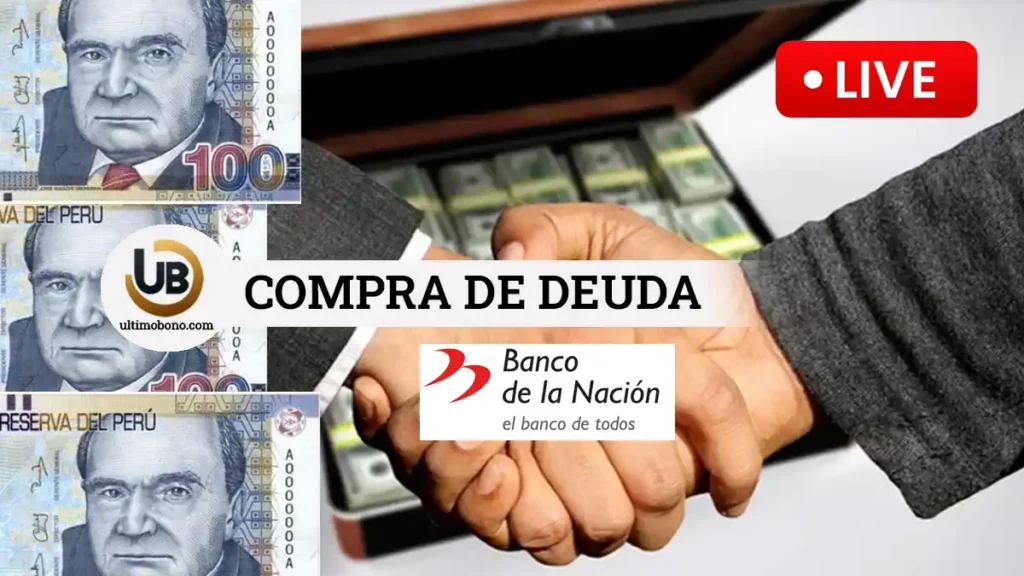 Compra deuda Banco de la Nación 2024 Perú, requisitos, link simulador