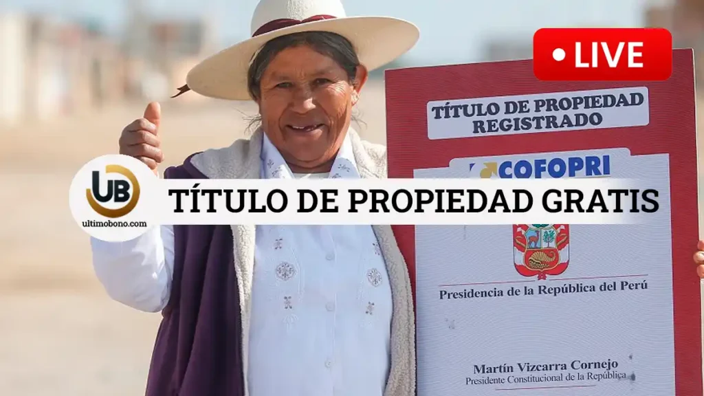 Título de propiedad Cofopri Perú 2024, documento que te acredita como dueño de un inmueble, requisitos
