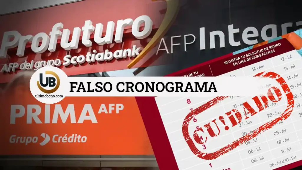 no hay cronograma de pago AFP 2024