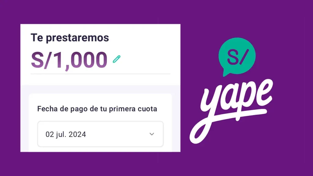 1000 soles préstamo yape 2024