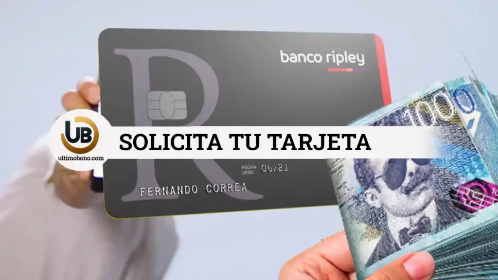 trajeta de crédito Ripley