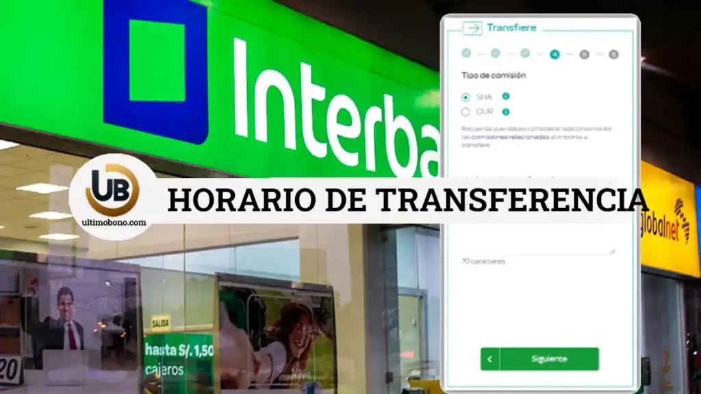 transferencia interbancaria interbank horario