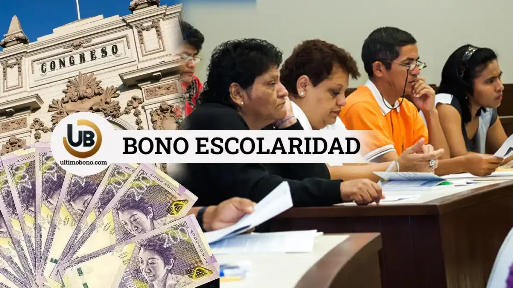 Bono escolaridad 400 soles 2025