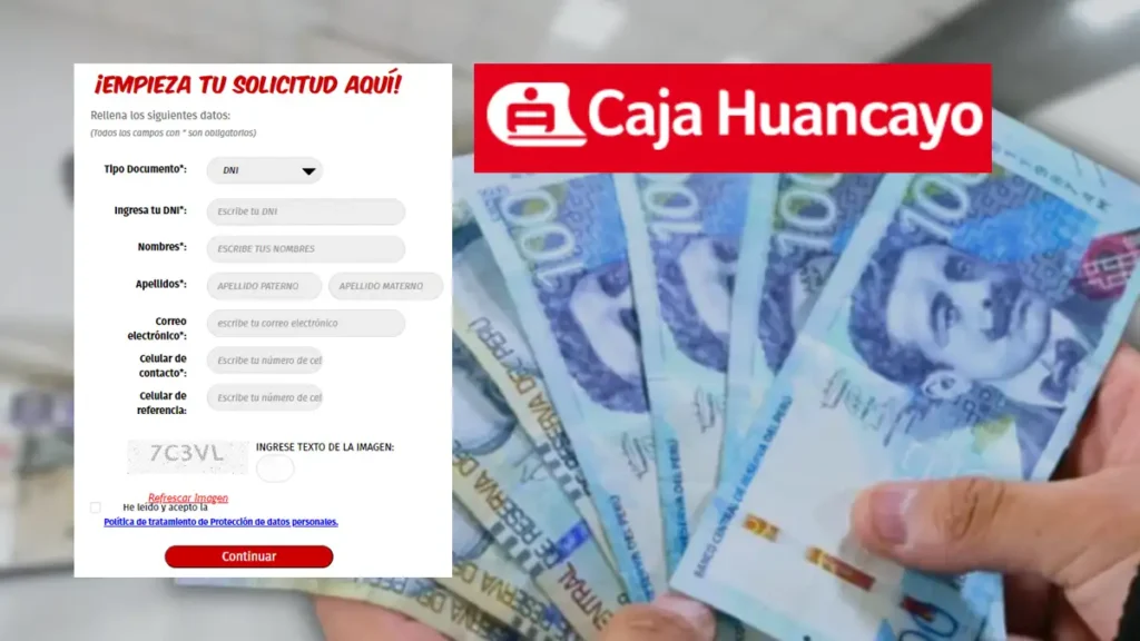Caja Huancayo préstamos estando en Infocorp con DNI