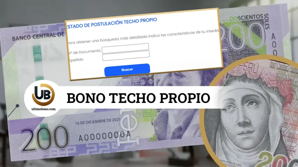Link Estado Trámite techo Propio 2024