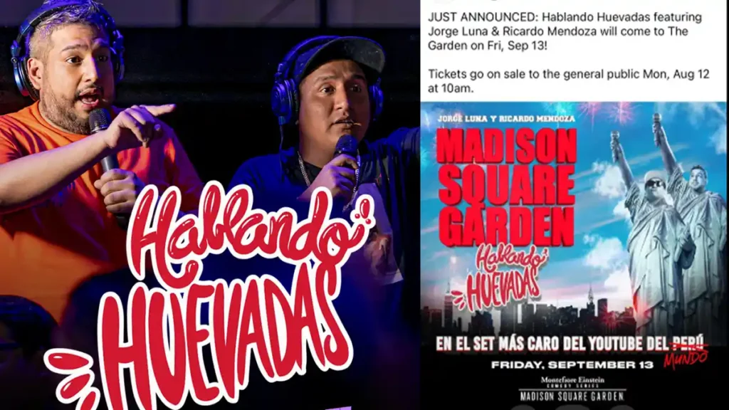 entradas Hablando Huevadas Madison Square 2024