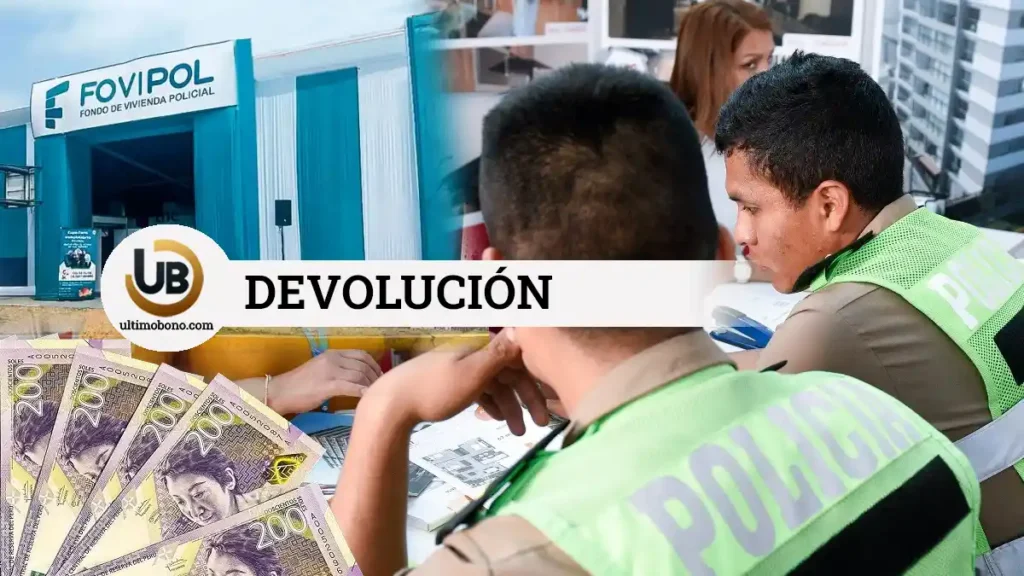 Devolución Fondos de Vivienda Militar y Policial