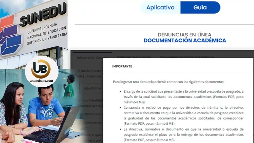 Sunedu link denuncia
