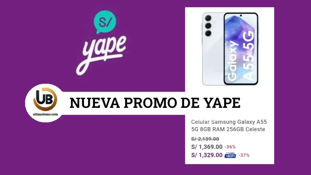 Bono Yape 770 soles 2024 Samsung