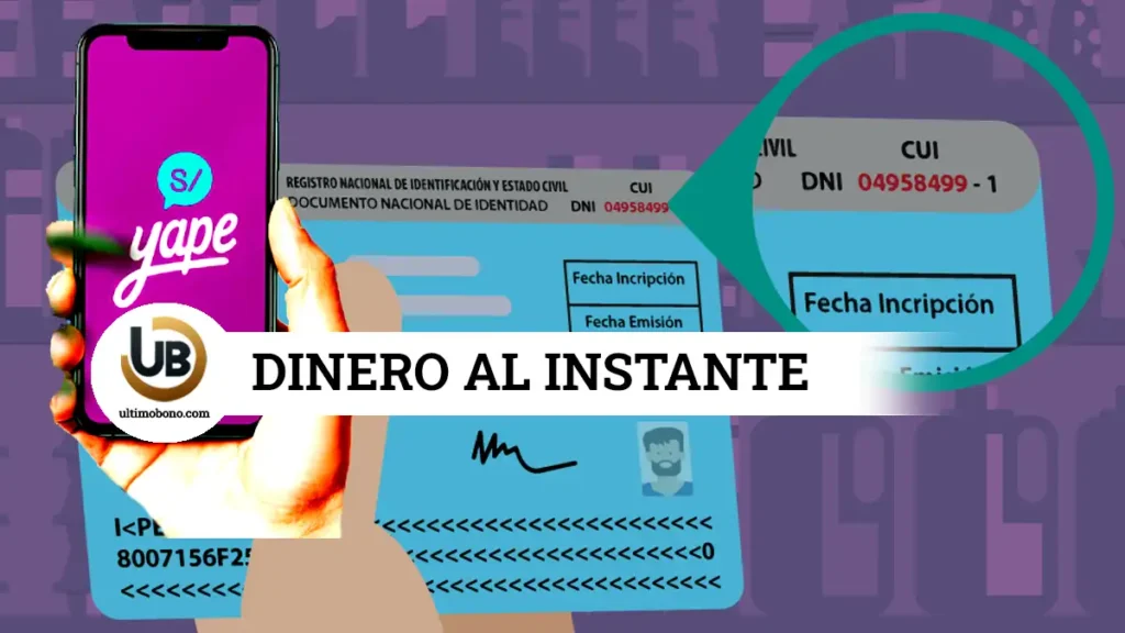 Préstamos Yape con Dni