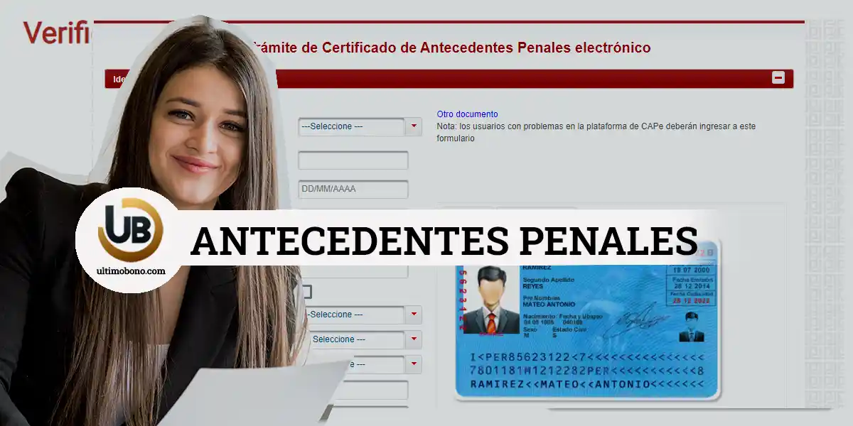 Certificado de antecedentes penales virtual