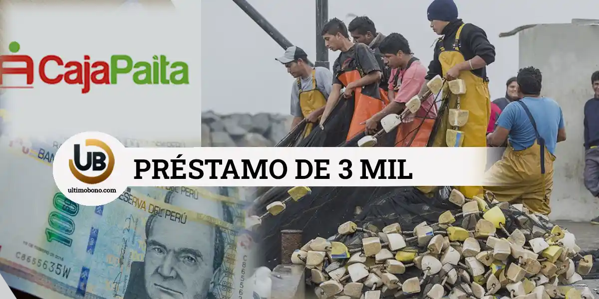Crédito pescador norteño de 3 mil soles