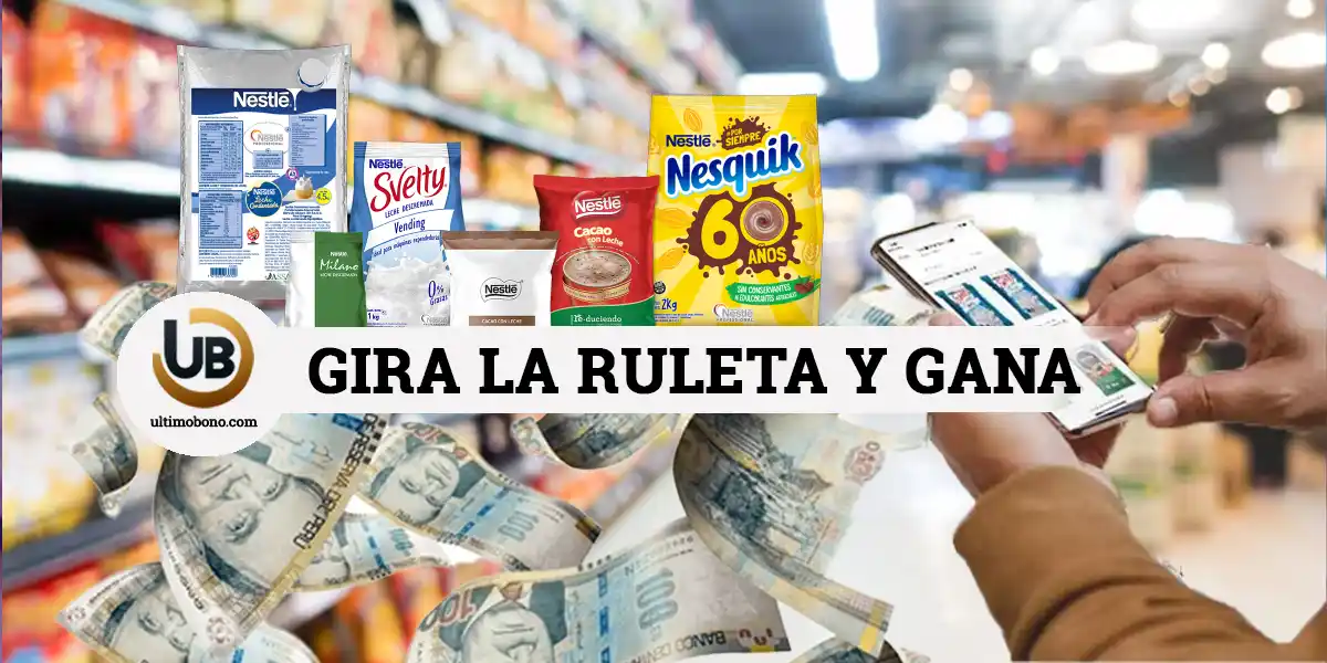 Nestlé Promocione Cómo jugar y ganar un descuento de 249.90 soles con la ruleta ganadora