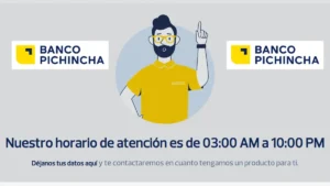 horarios crédito Pichincha 2024