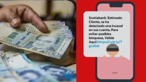 dinero scotiabank fraude estafa bono