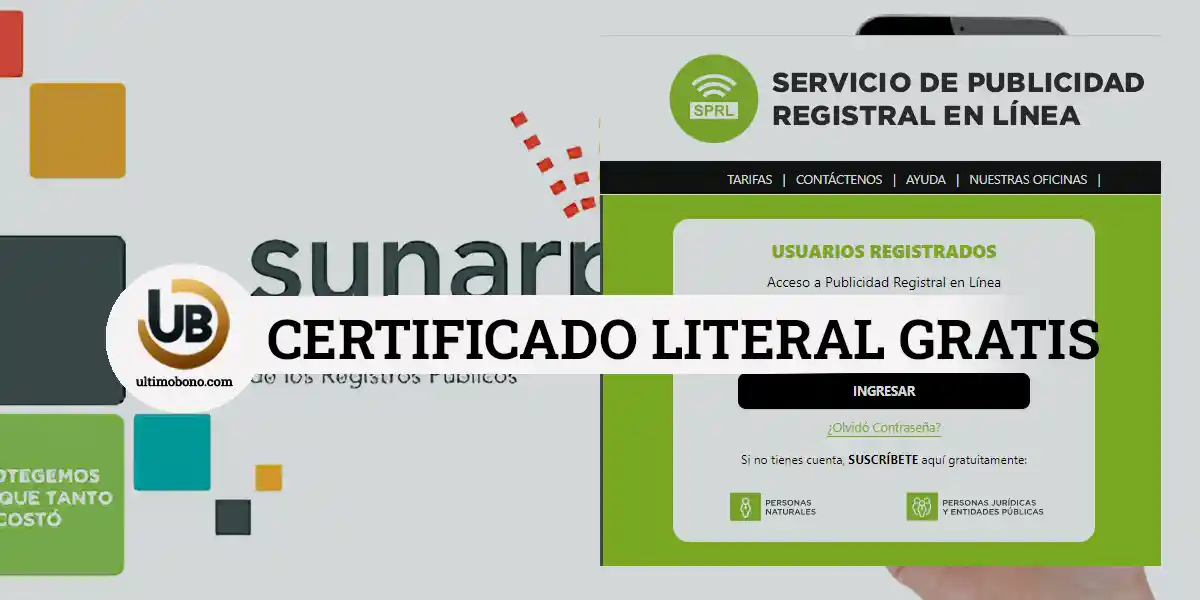 copia literal de Sunarp online gratis