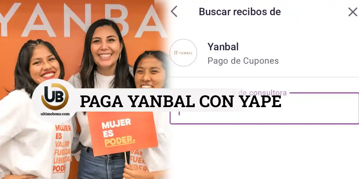 pagar boleta de Yanbal con Yape