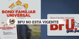 No existe Bono Familiar Universal 2025 link consulta DNI